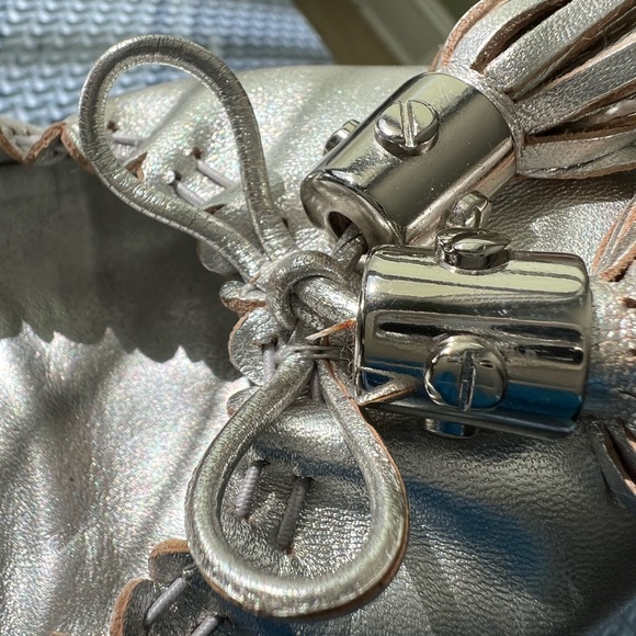 Tory Burch Reese Mestico Tassel Ballet Flats 7.5 shoes - Picture 2 of 12